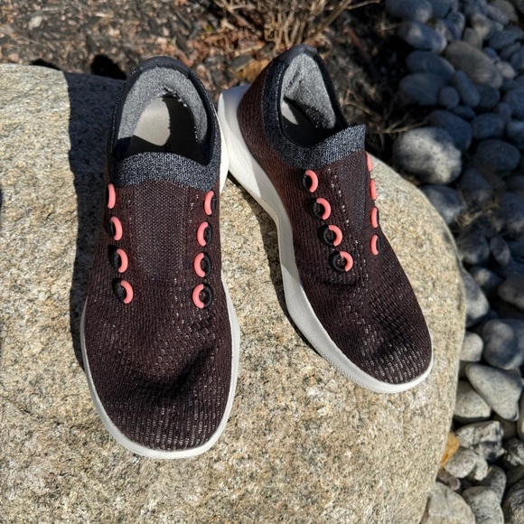 Allbirds Men\'s Tree Dasher 2 Motivation Size 9 Natural Black/Flash Blue/Blizz